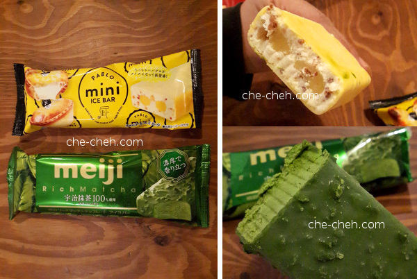 Pablo Mini Ice Bar & Meiji Rich Matcha Ice-Cream @ Tokyo